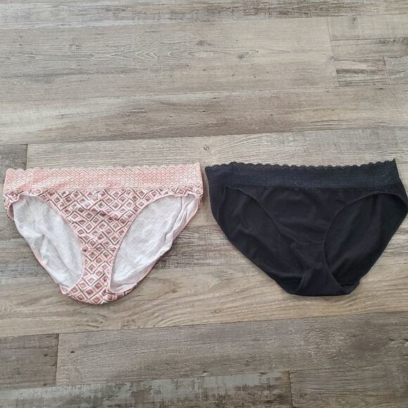 Hanes size 7 large women's lace trim panties - Picture 1 of 6